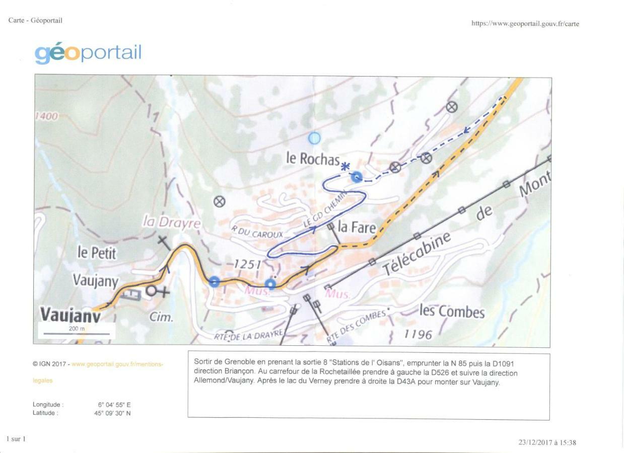 63 Route Du Rochas Διαμέρισμα Vaujany Εξωτερικό φωτογραφία